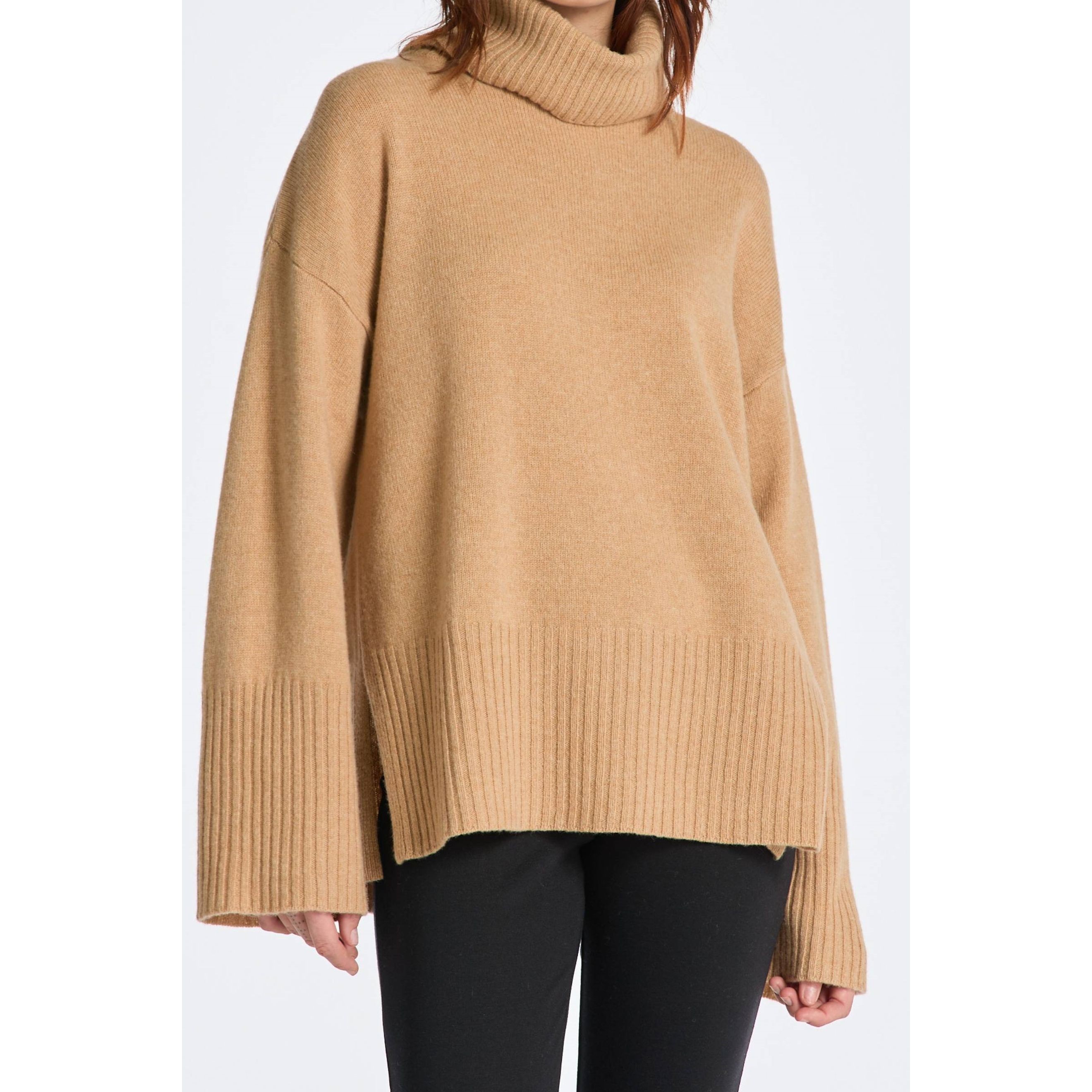 GANT Megztinis moterims, Žalia, LOUNGE ROLLNECK 3
