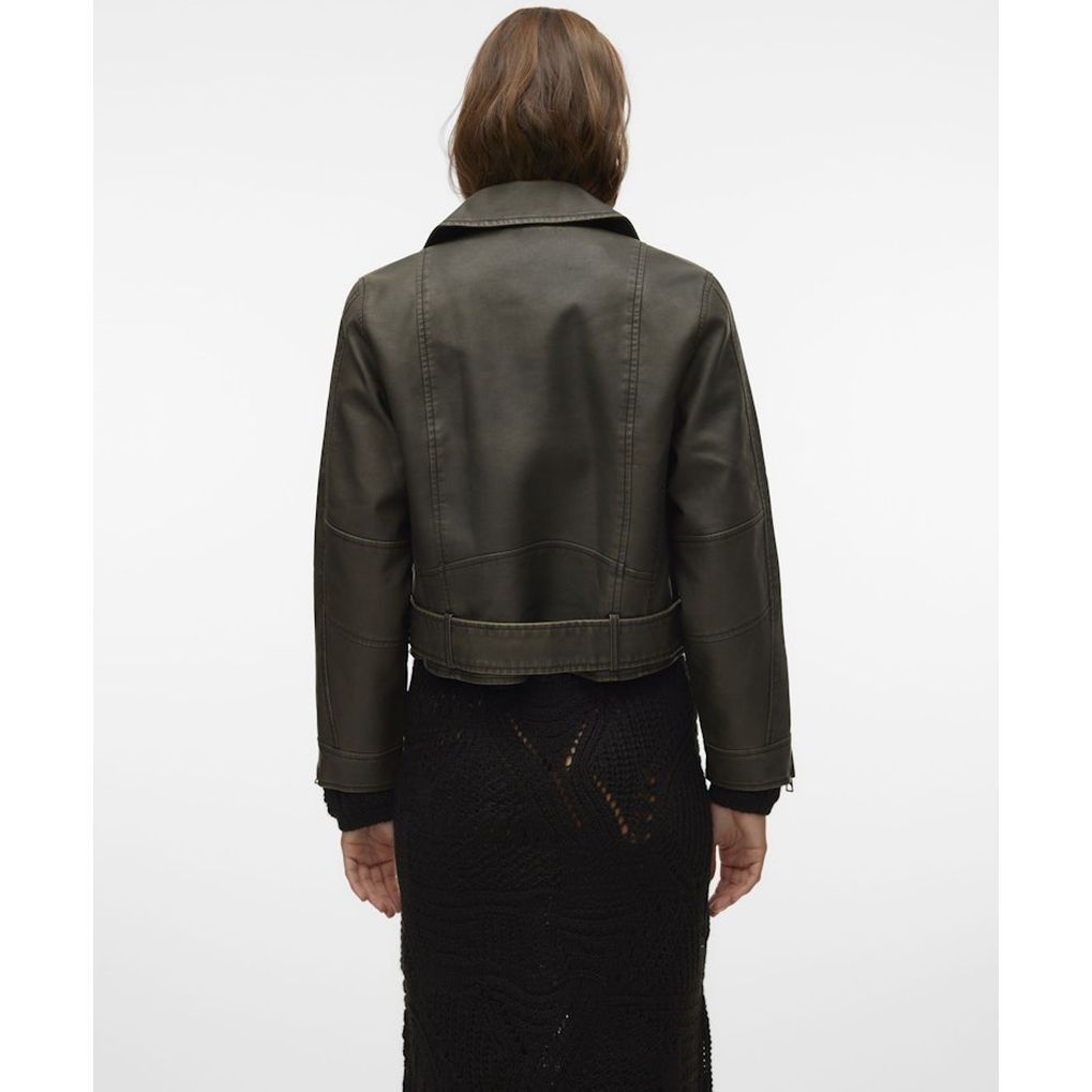 VERO MODA Striukė moterims, Ruda, VMIVYLOUI SHORT 3