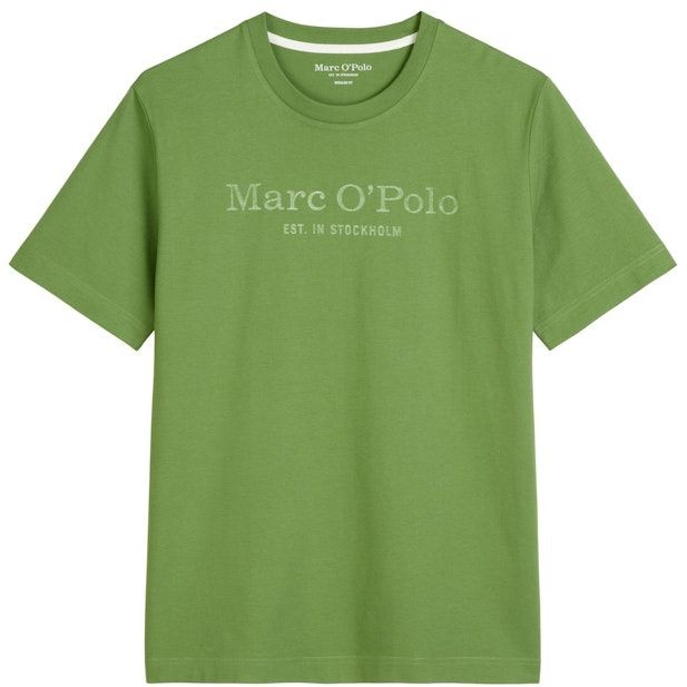 MARC O'POLO Marškinėliai trump. rankovėmis vyrams, Žalia, Tshirts sh 523201251052