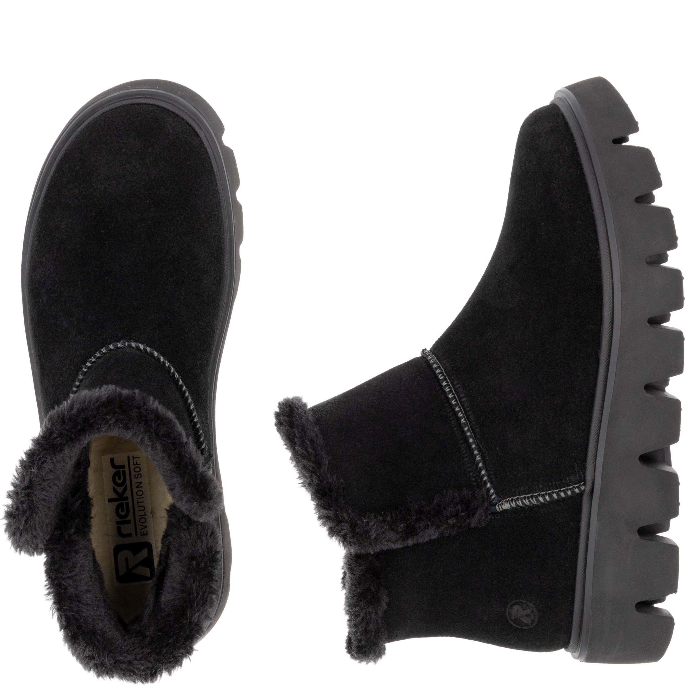 RIEKER EVOLUTION Aulinukai moterims, Juoda, Ladies mid height boots 10