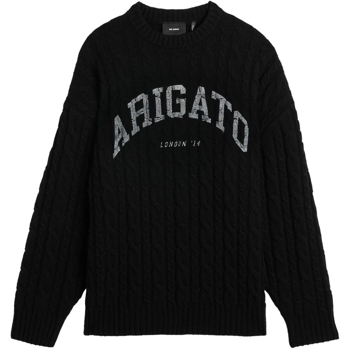 AXEL ARIGATO Megztinis vyrams, Juoda, Prime sweater 1