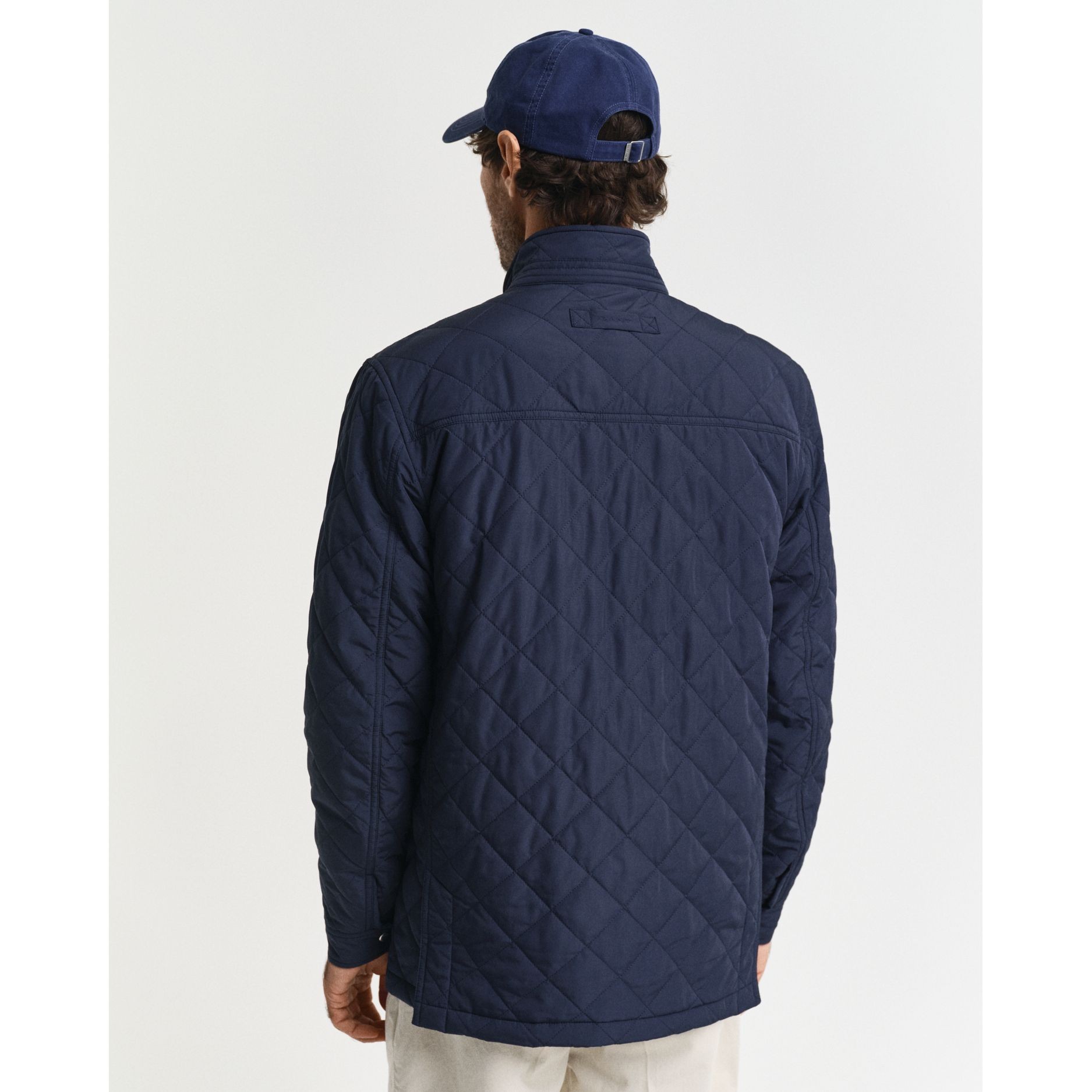 GANT Striukė vyrams, Mėlyna, quilted windcheater mid 4