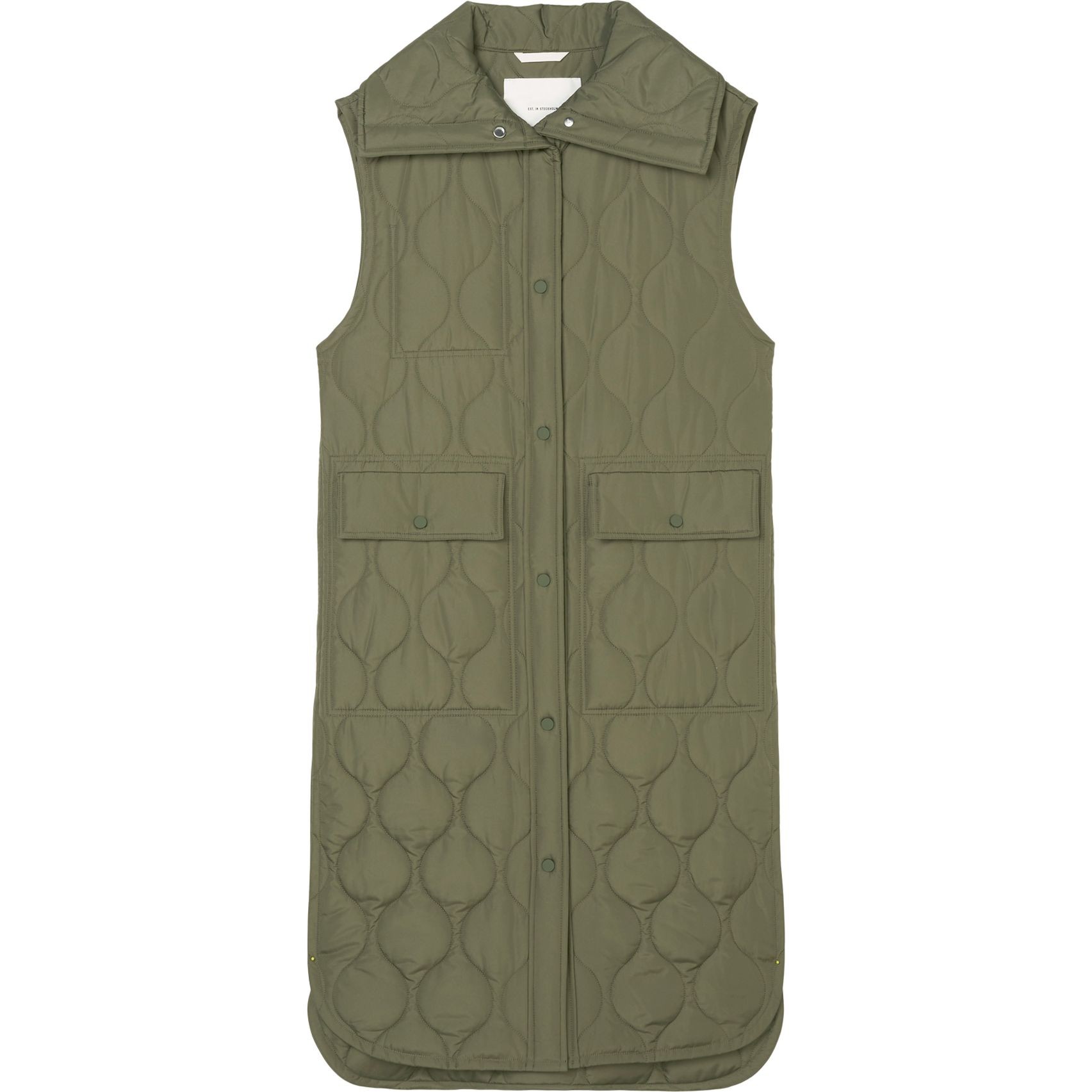 MARC O'POLO Vest moterims, olive crop 1