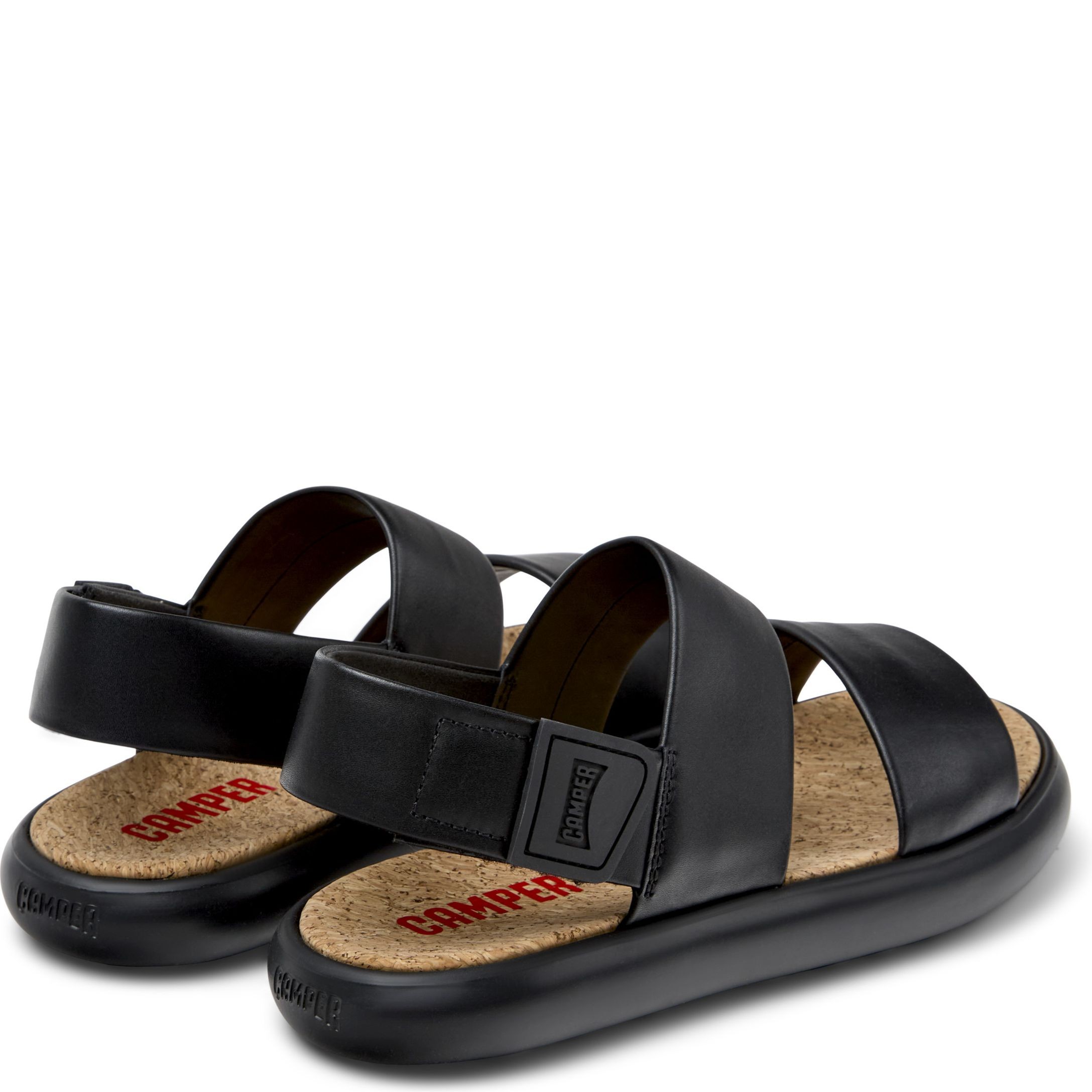 CAMPER Basutės moterims, Juoda, Lasted sandals 3