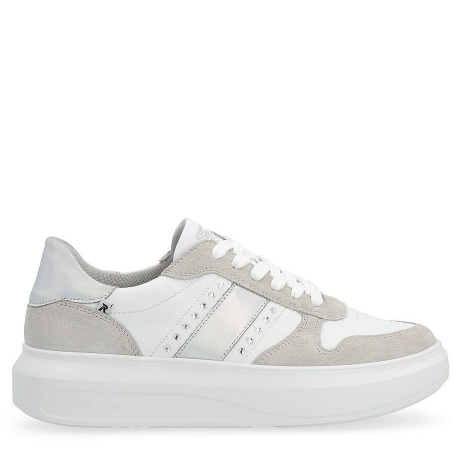 RIEKER Laisvalaikio bateliai moterims, Balta, LEISURE 3