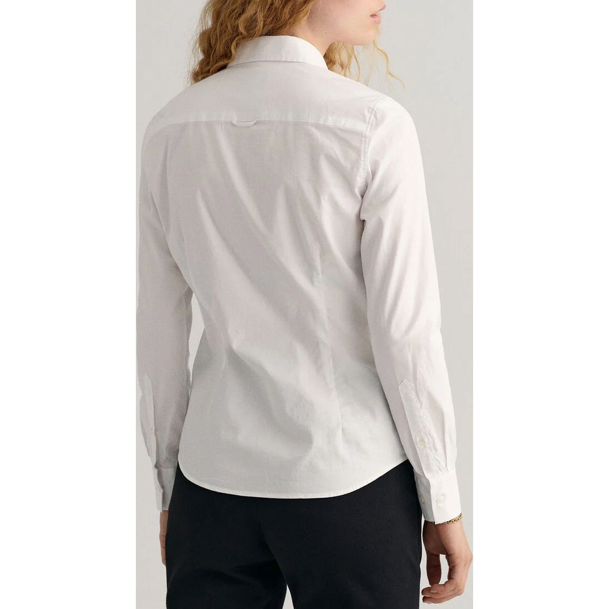 GANT Marškiniai moterims, Balta, STRETCH OXFORD SOLID 4