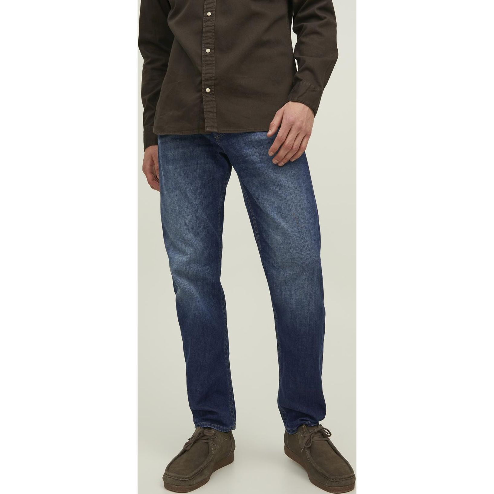 JACK & JONES Tiesūs džinsai vyrams, Mėlyna, džinsai 3