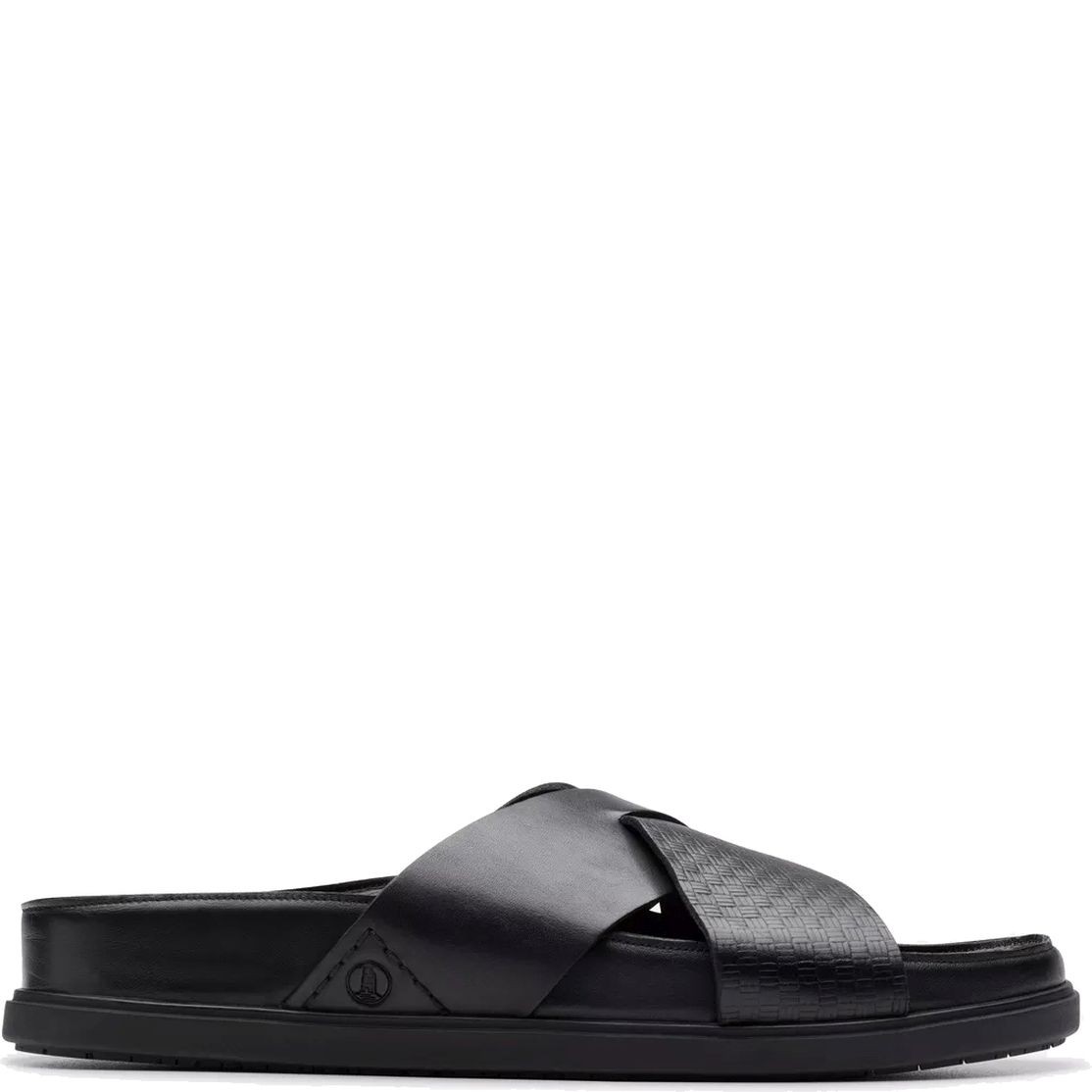 CLARKS Šlepetės vyrams, Juoda, Torford cross slippers 2
