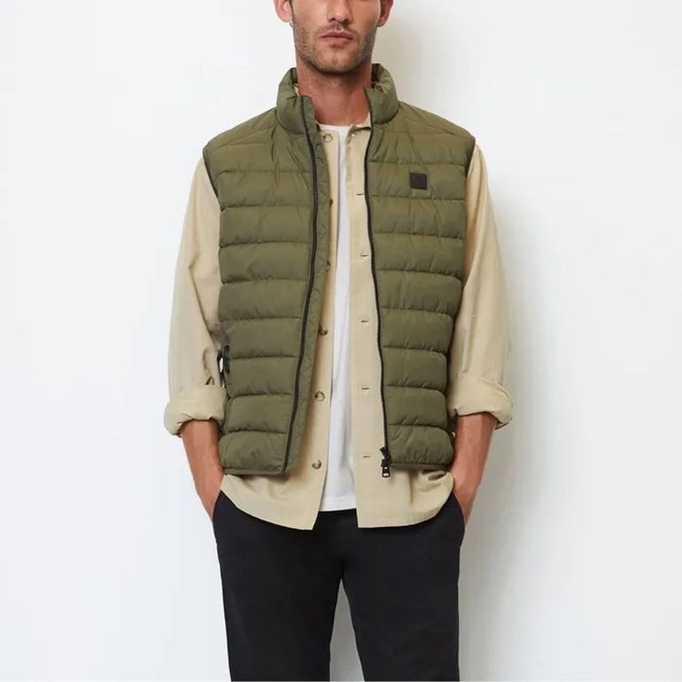 MARC O'POLO Liemenė vyrams, Žalia 2