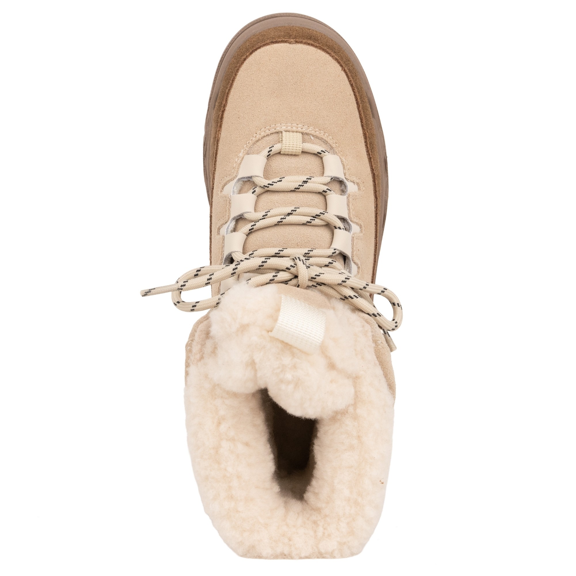 LINDA BAUMANN Pašiltinti aulinukai moterims, Smėlio, Wm booties, ldb6044-252053-wobei 4