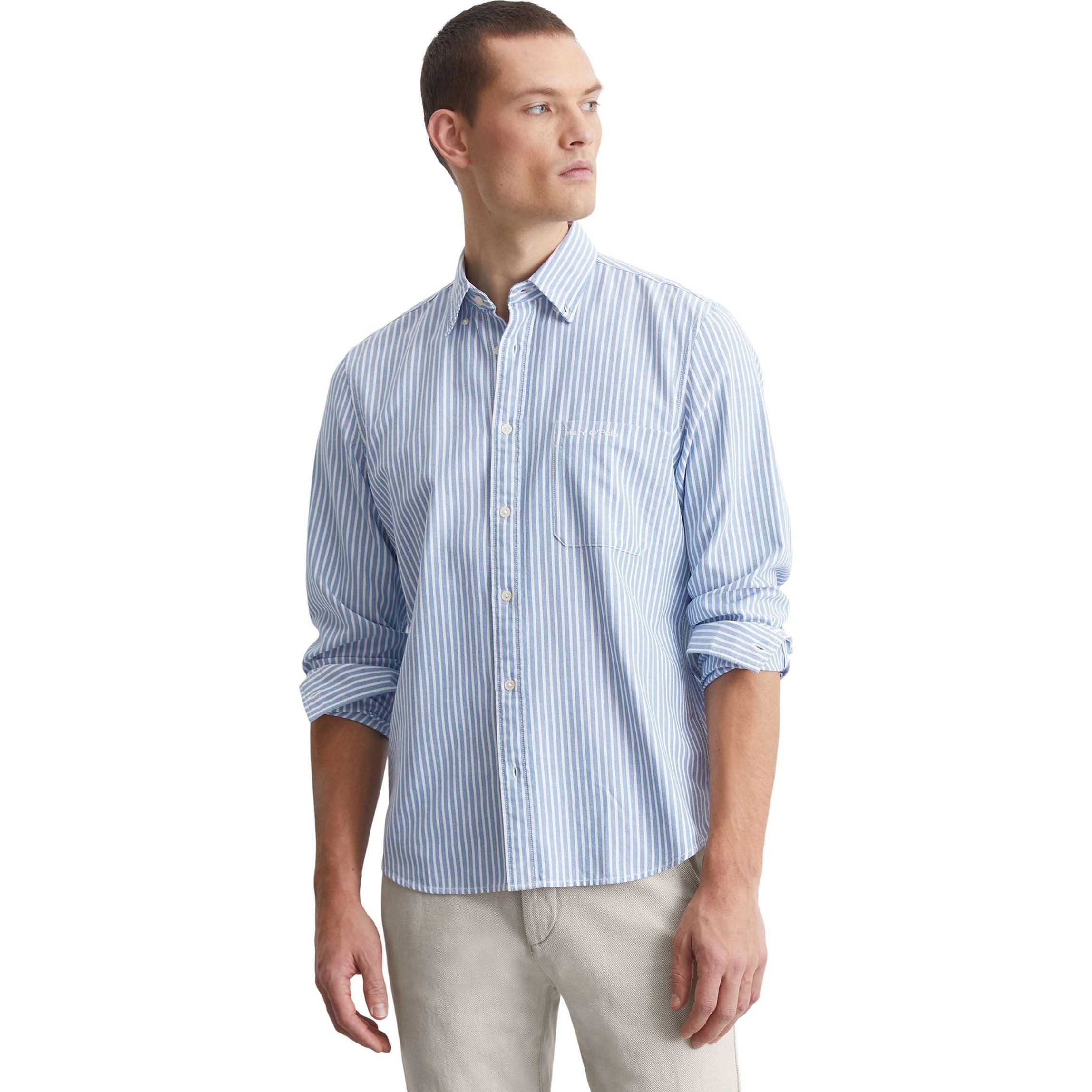 MARC O'POLO Marškiniai ilgomis rankovėmis vyrams, Marga, Shirts lon M20733042058 2