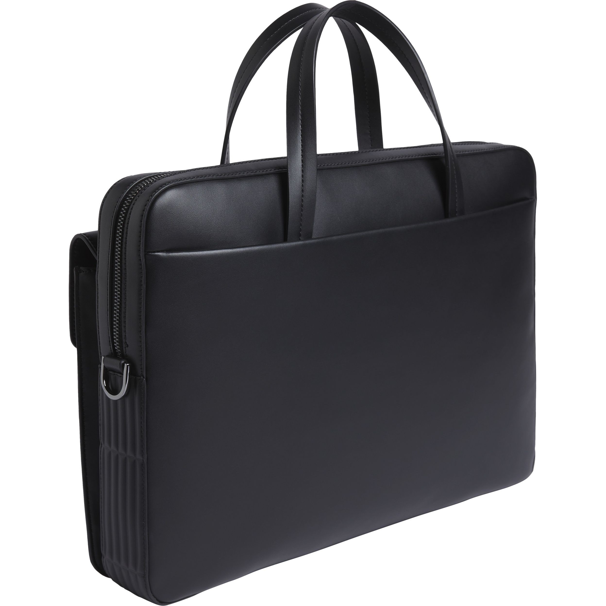 CALVIN KLEIN Dėklas kompiuteriui vyrams, Juoda, Vertical lines laptop bag 2