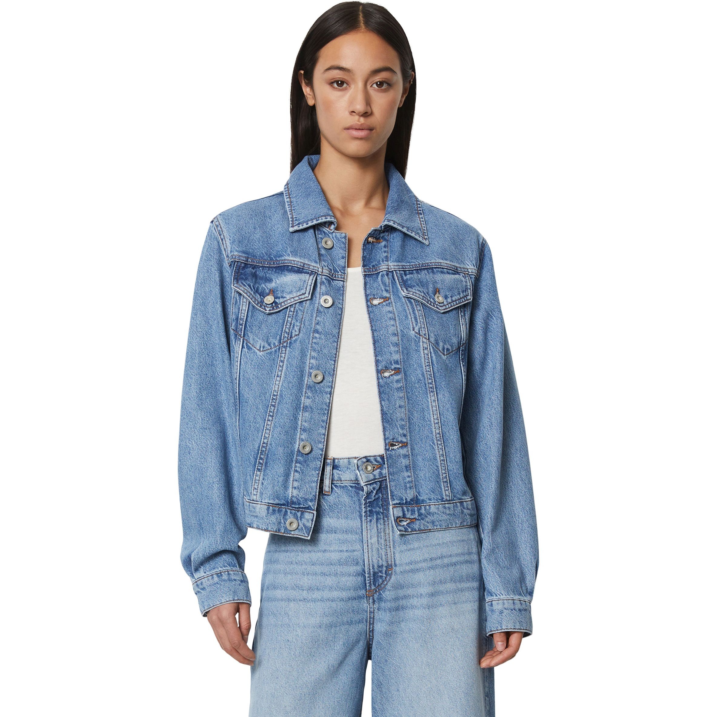 MARC O'POLO Džinsinis švarkas moterims, Mėlyna 2