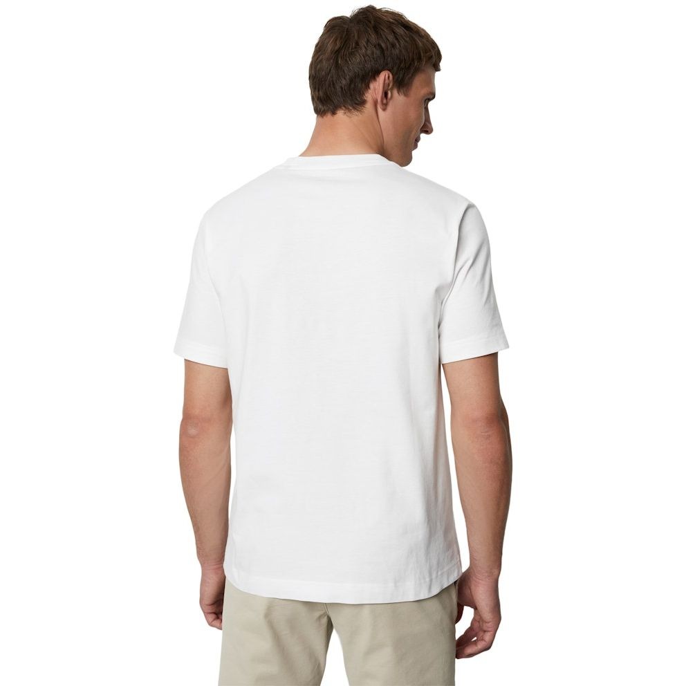 MARC O'POLO Marškinėliai vyrams, Balta 3