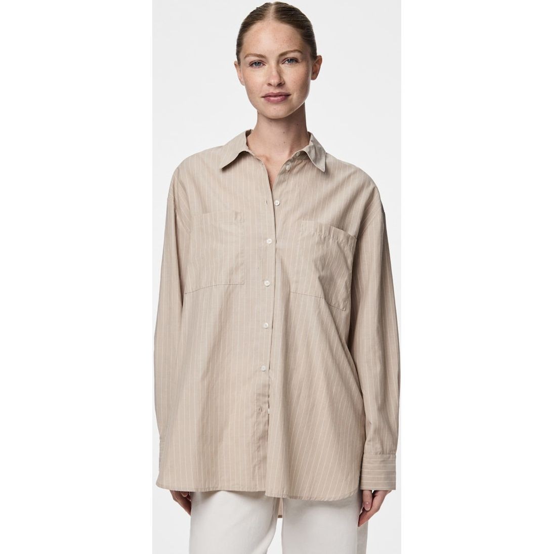 PIECES Marškiniai ilgomis rankovėmis moterims, Baige, Melia shirt 3