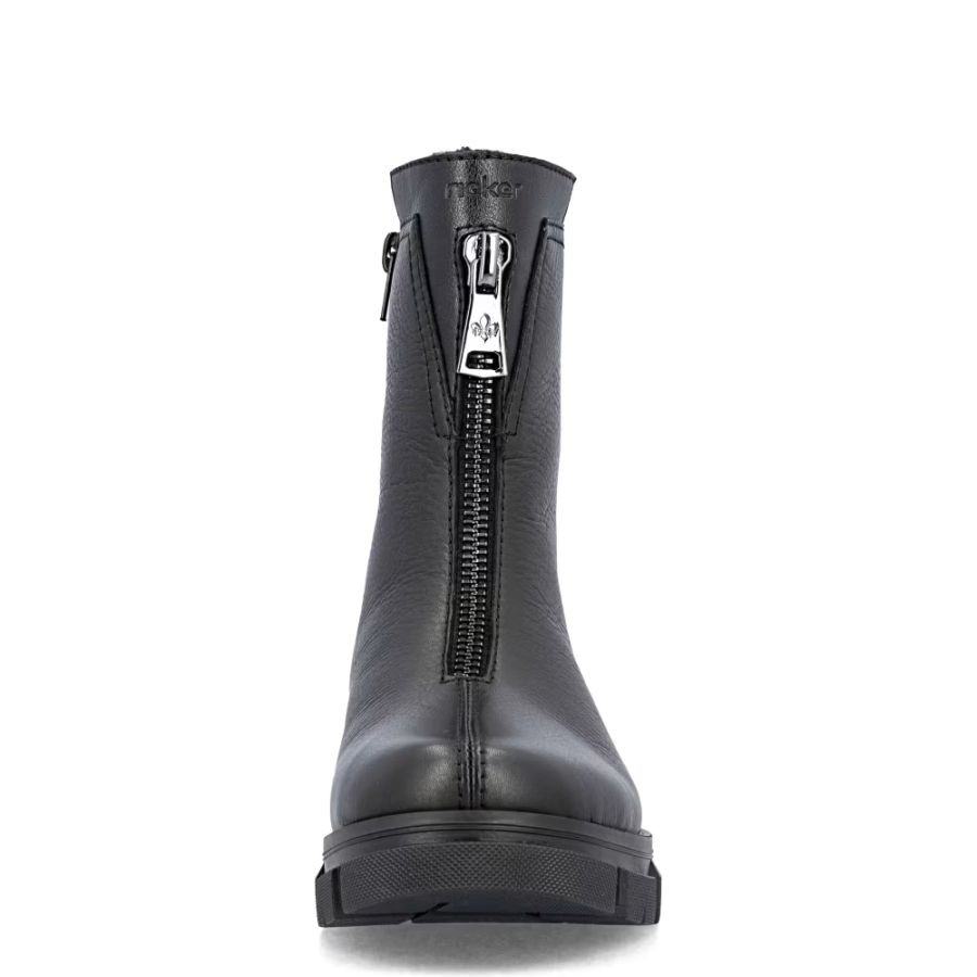 RIEKER Aulinukai moterims, Juoda, Booties 5