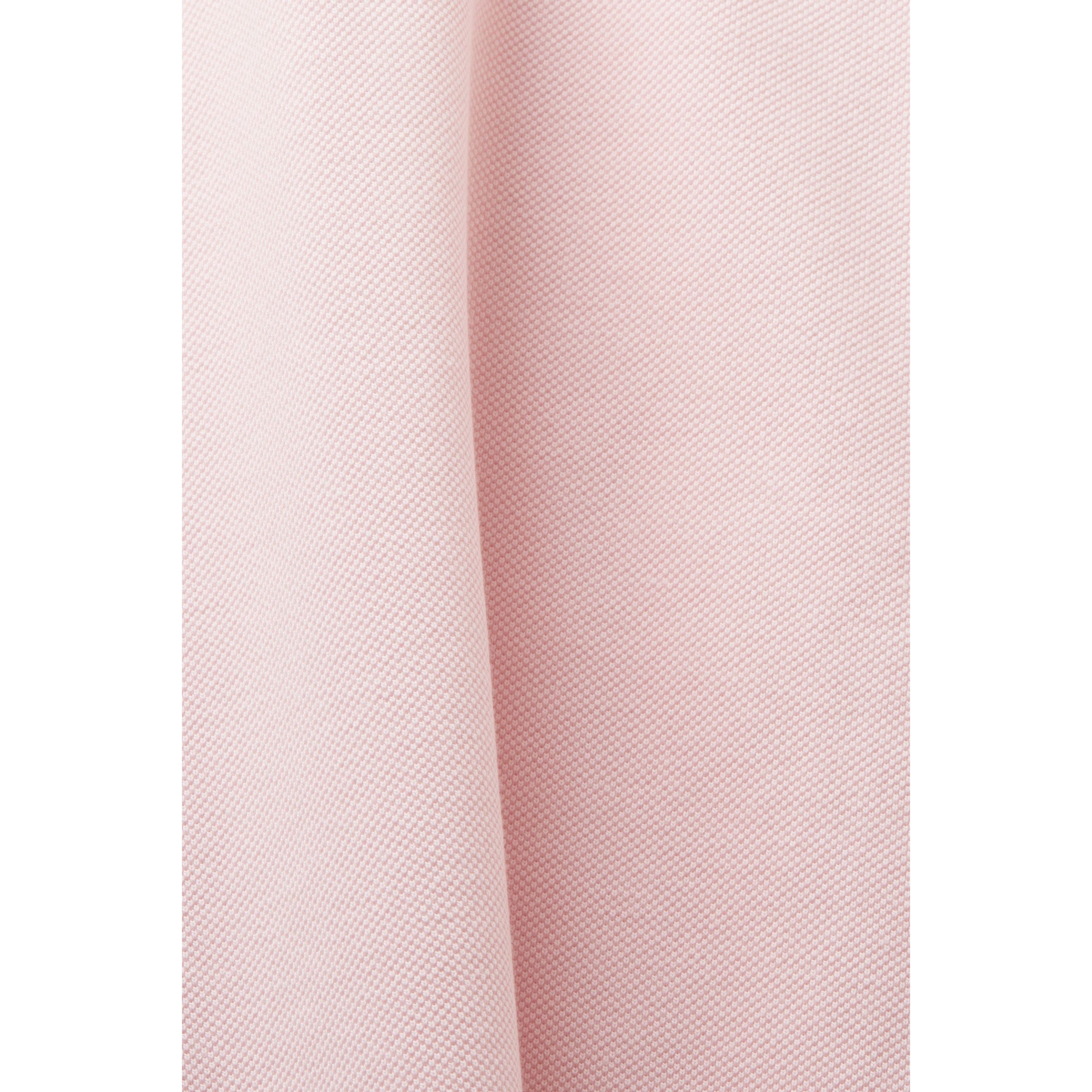 ESPRIT Polo marškiniai ilgos rank. vyrams, Rožinė, Cotton Pique Polo Shirt 4