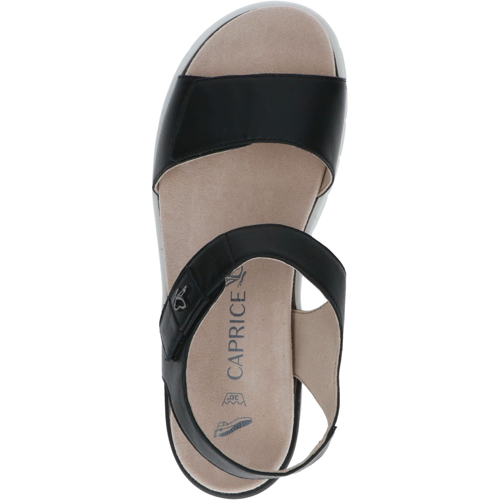 CAPRICE Basutės moterims, Juoda, Sandals 6