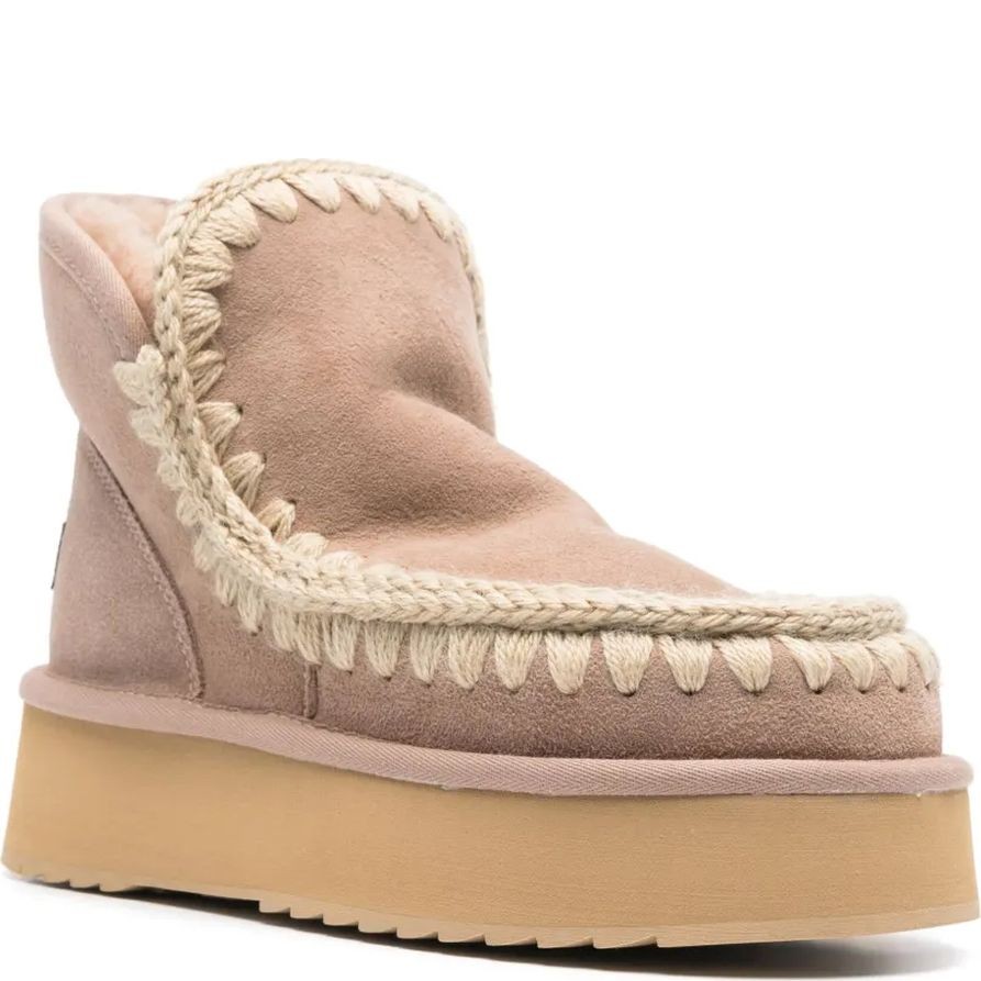 MOU Aulinukai moterims, Ruda, Mini eskimo platform boot 2