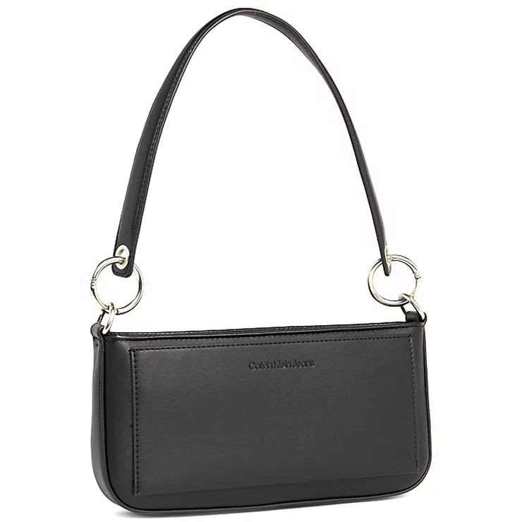 CALVIN KLEIN JEANS Rankinė per petį moterims, Juoda, Sculpted shoulder pouch 2