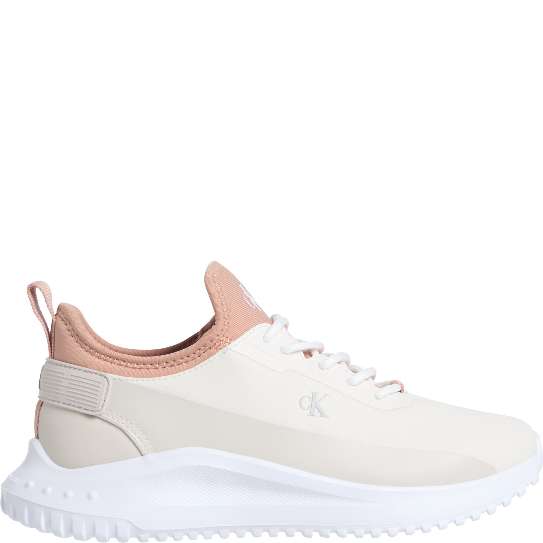CALVIN KLEIN JEANS Laisvalaikio bateliai moterims, Balta, Eva runner low lace sneaker 2