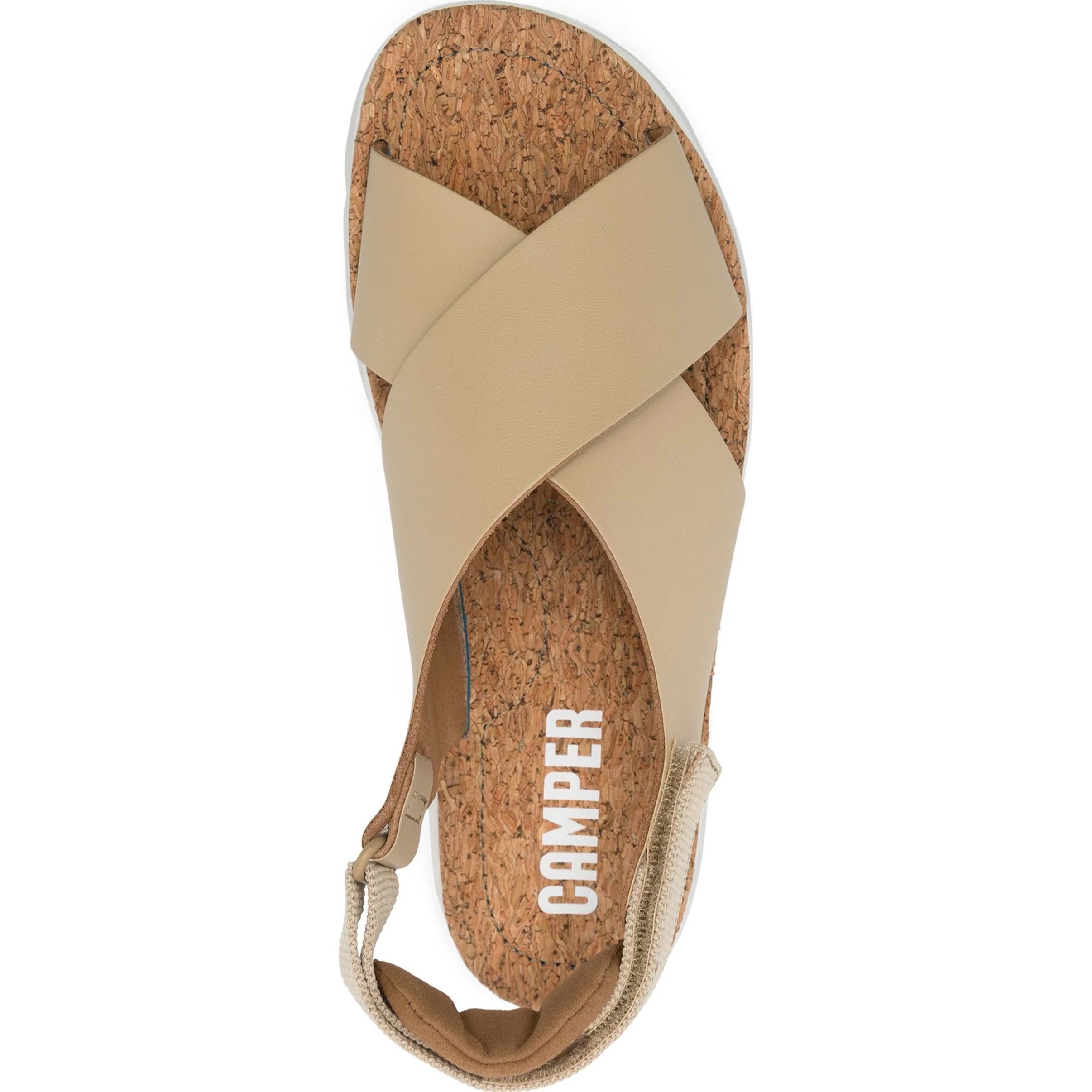 CAMPER Basutės moterims, Smėlio, Lasted sandals 4