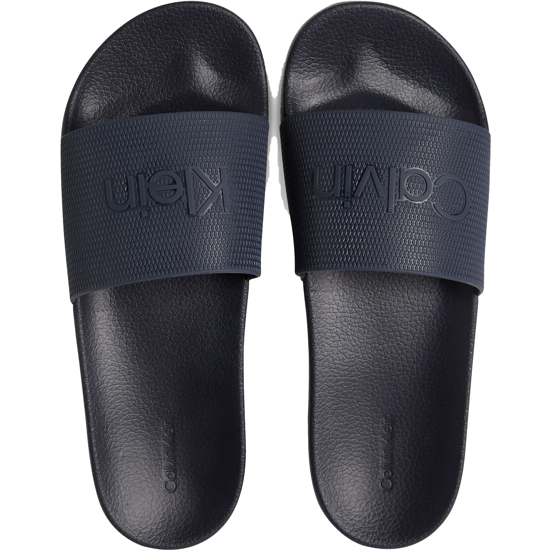 CALVIN KLEIN Šlepetės vyrams, Mėlyna, POOL SLIDE RUBBER 4