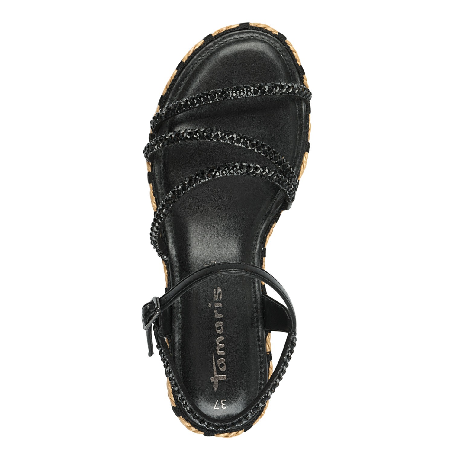 TAMARIS Basutės moterims, Juoda, Sandals 5