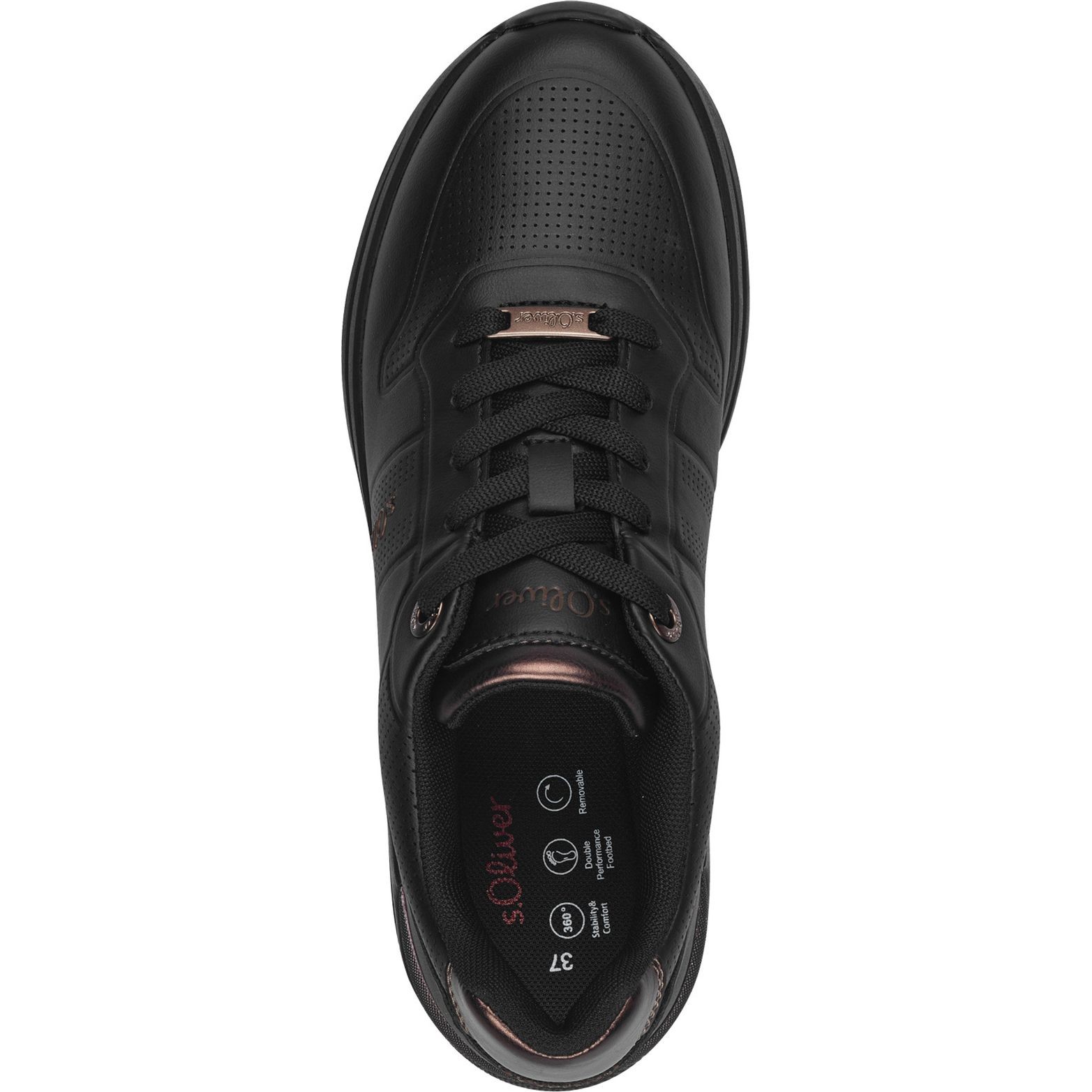 S.OLIVER Laisvalaikio bateliai moterims, Juoda, Leisure 4