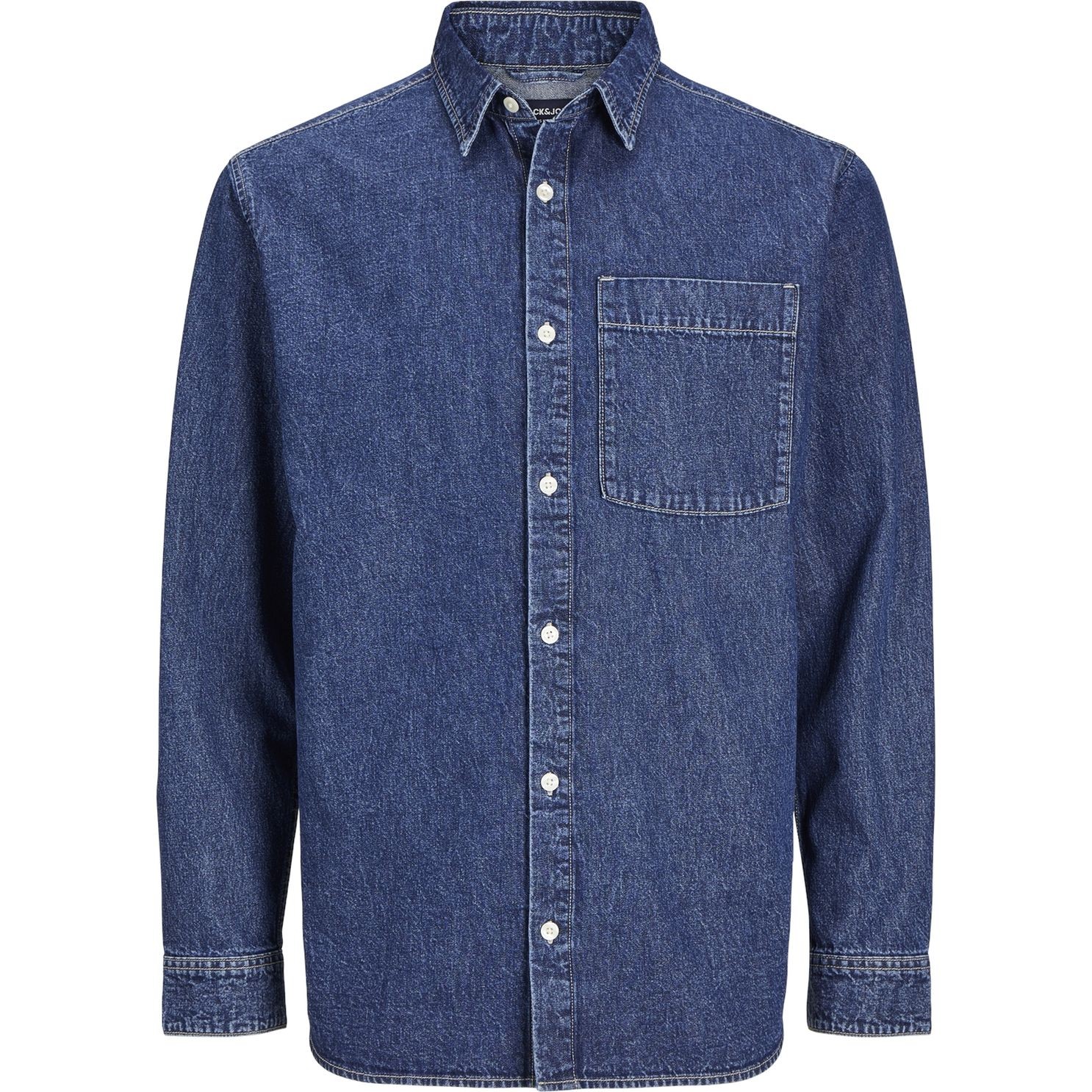 JACK & JONES Marškiniai ilgomis rankovėmis vyrams, Mėlyna, Creek 1