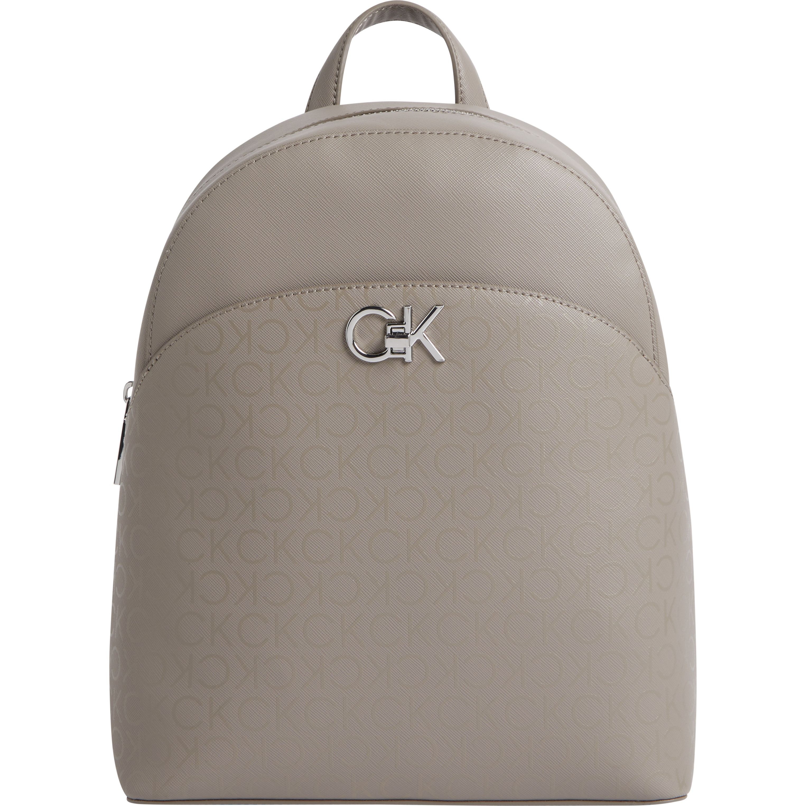 CALVIN KLEIN Kuprinė moterims, Pilka, Re-lock dome backpack 1