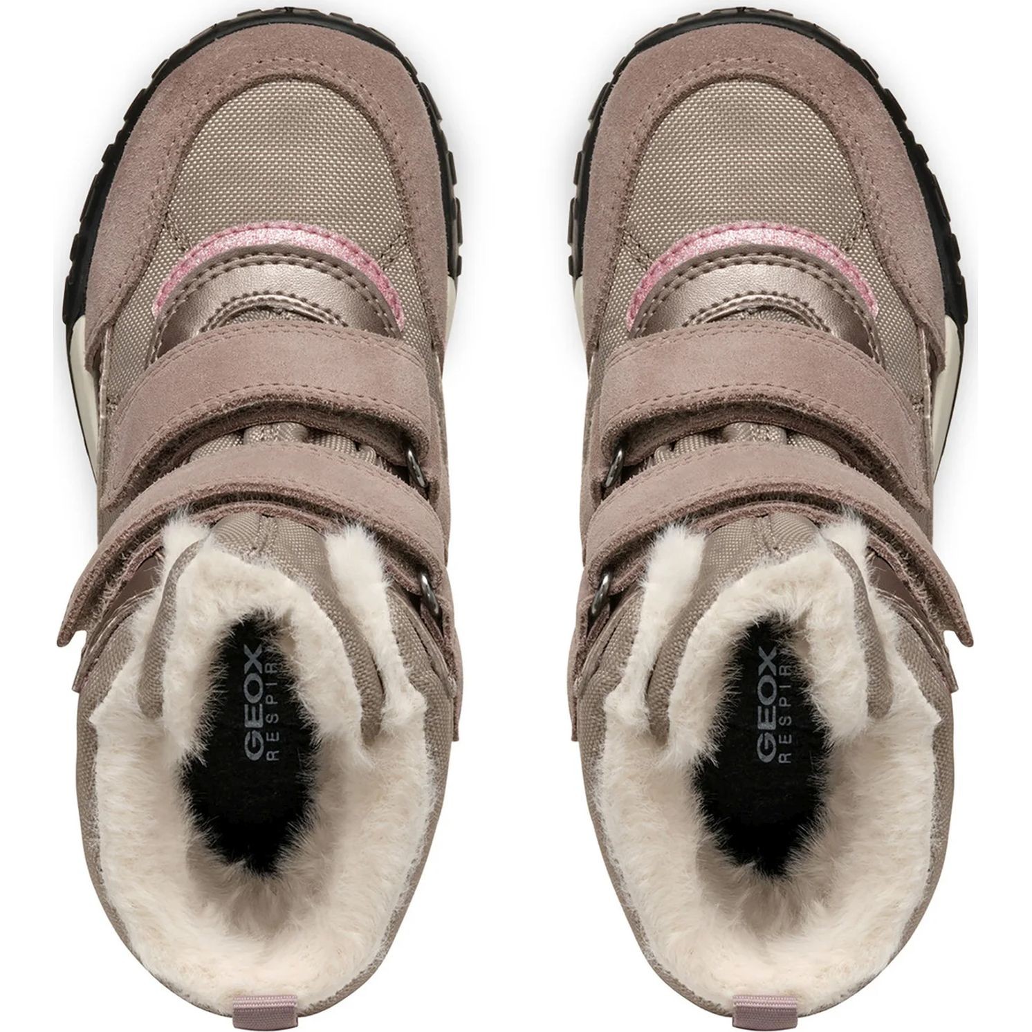 GEOX Aulinukai mergaitėms, Smėlio, Trekkyup booties 5