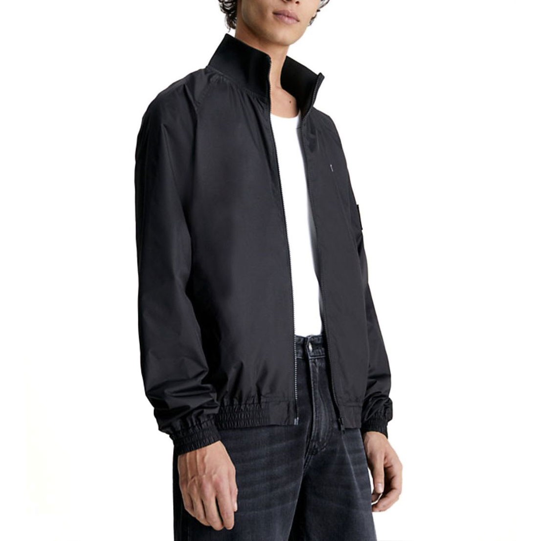 CALVIN KLEIN JEANS Lengva striukė vyrams, Juoda, Unpadded harrington jacket 2