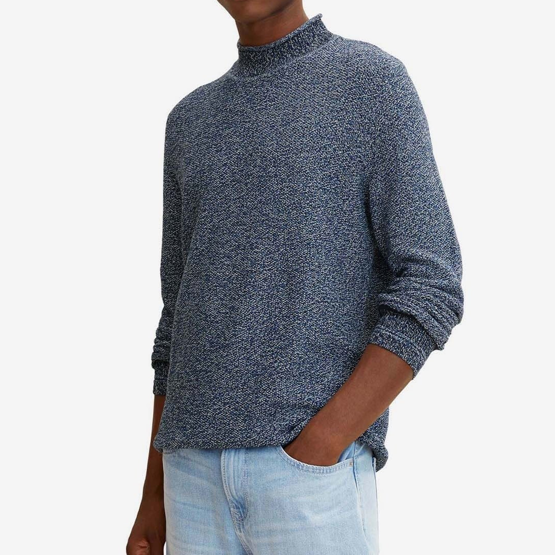 TOM TAILOR Megztinis vyrams, Mėlyna, Megztiniai 2