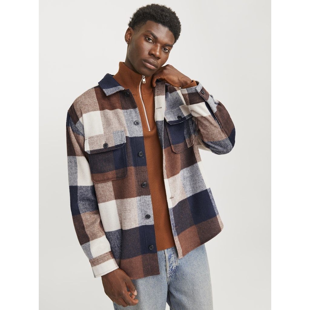 JACK & JONES Lengva striukė vyrams, Marga, Bradley ollie overshirt 7