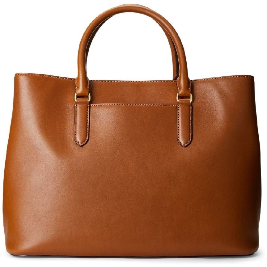LAUREN RALPH LAUREN Pirkinių krepšys moterims, Ruda, Mary large satchel bag 2
