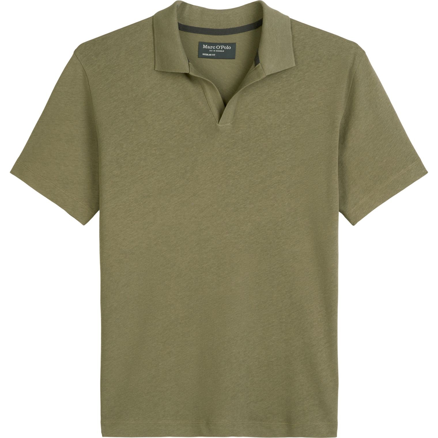 MARC O'POLO Polo marškiniai trumpos rank. vyrams, Žalia, Polo short M23209153026 1