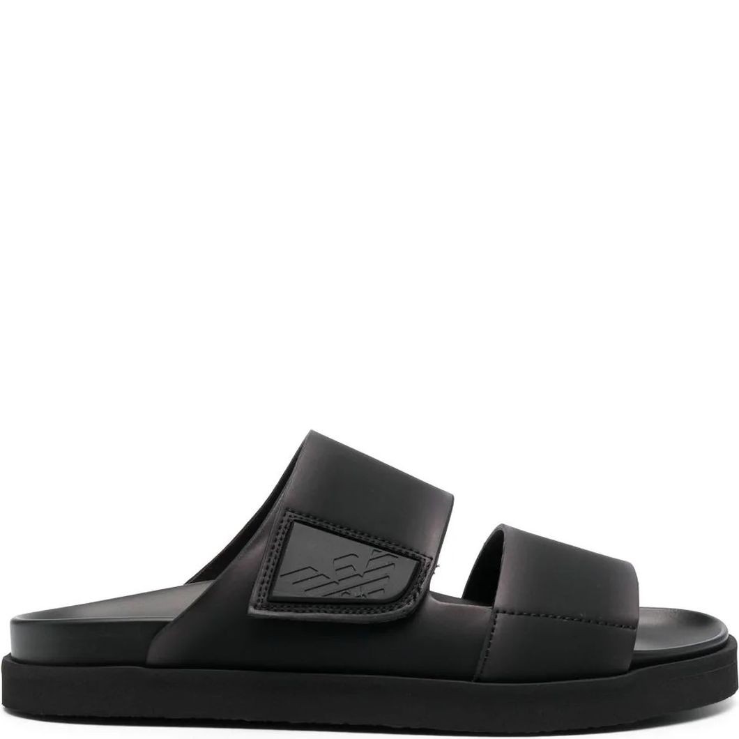 EMPORIO ARMANI Basutės vyrams, Juoda, Sandal 2