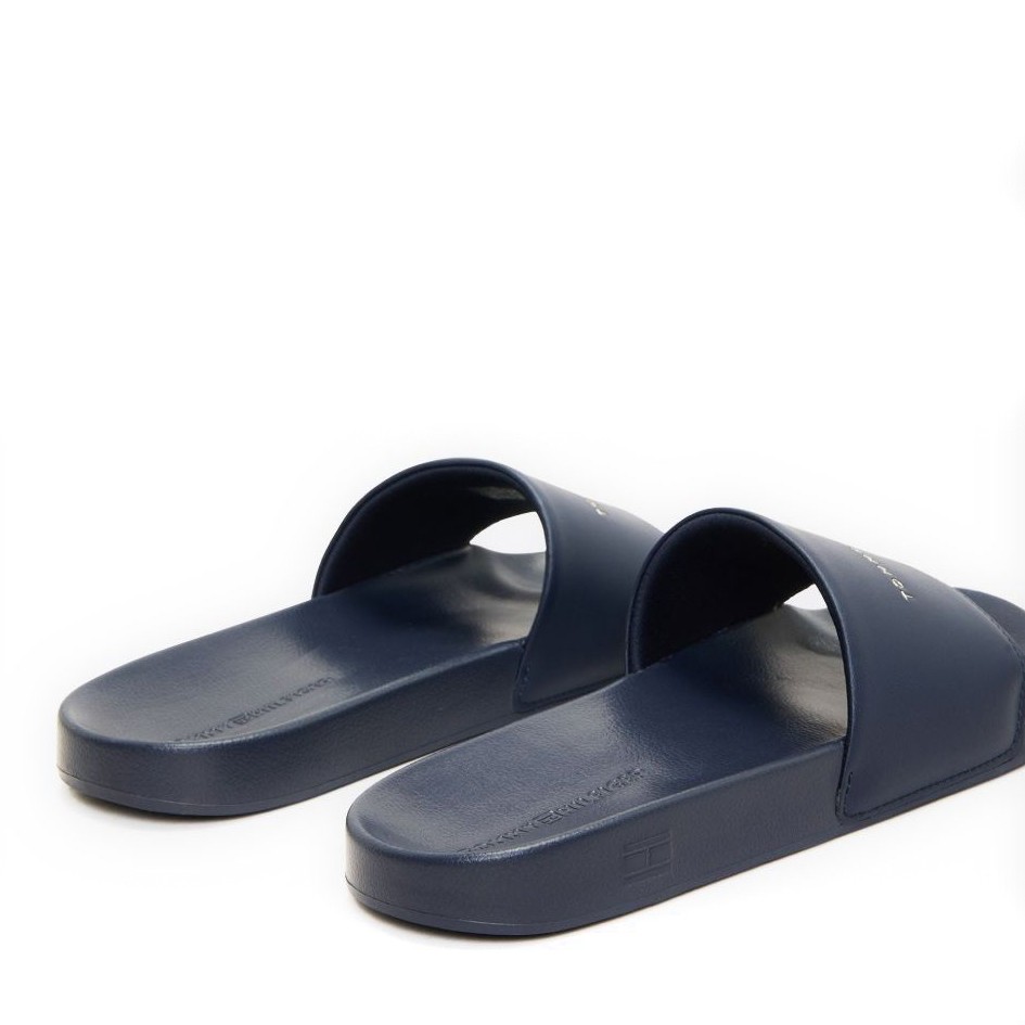 TOMMY HILFIGER Šlepetės moterims, Mėlyna, Embellished pool slide 2