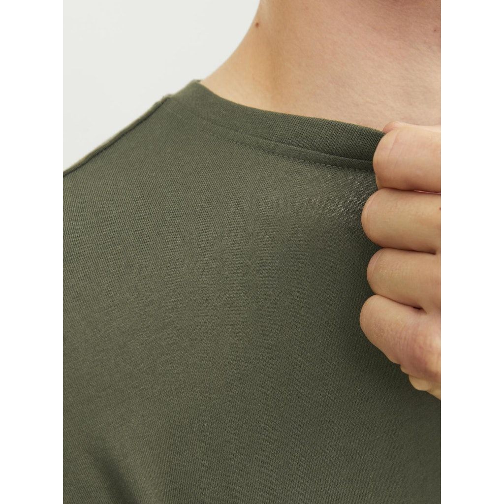 JACK & JONES Marškinėliai ilgom. rankovėmis vyrams, Chaki, Noa tee o-neck 5