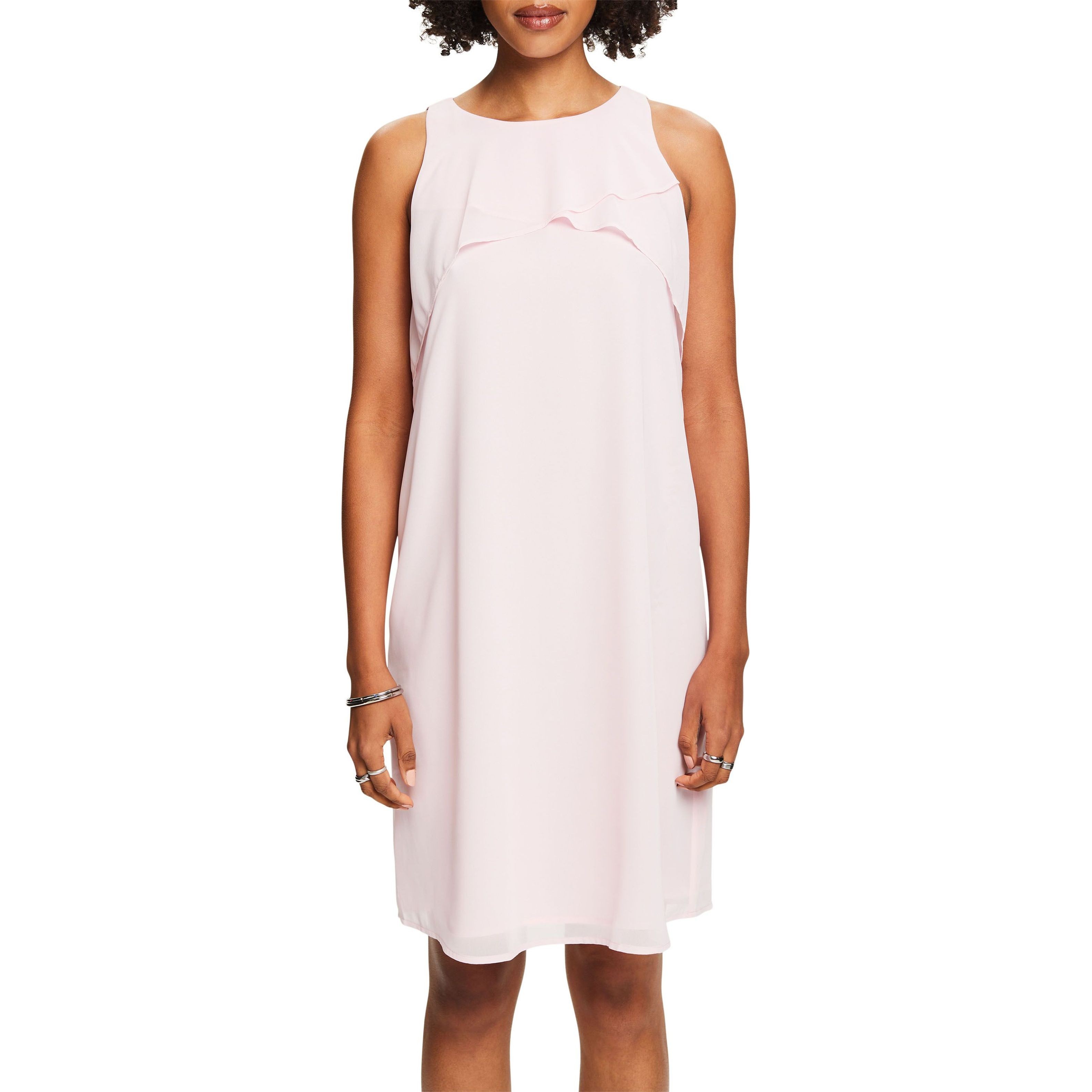 ESPRIT Midi suknelė moterims, Rožinė, sus*crep chiffo Midi dress 2