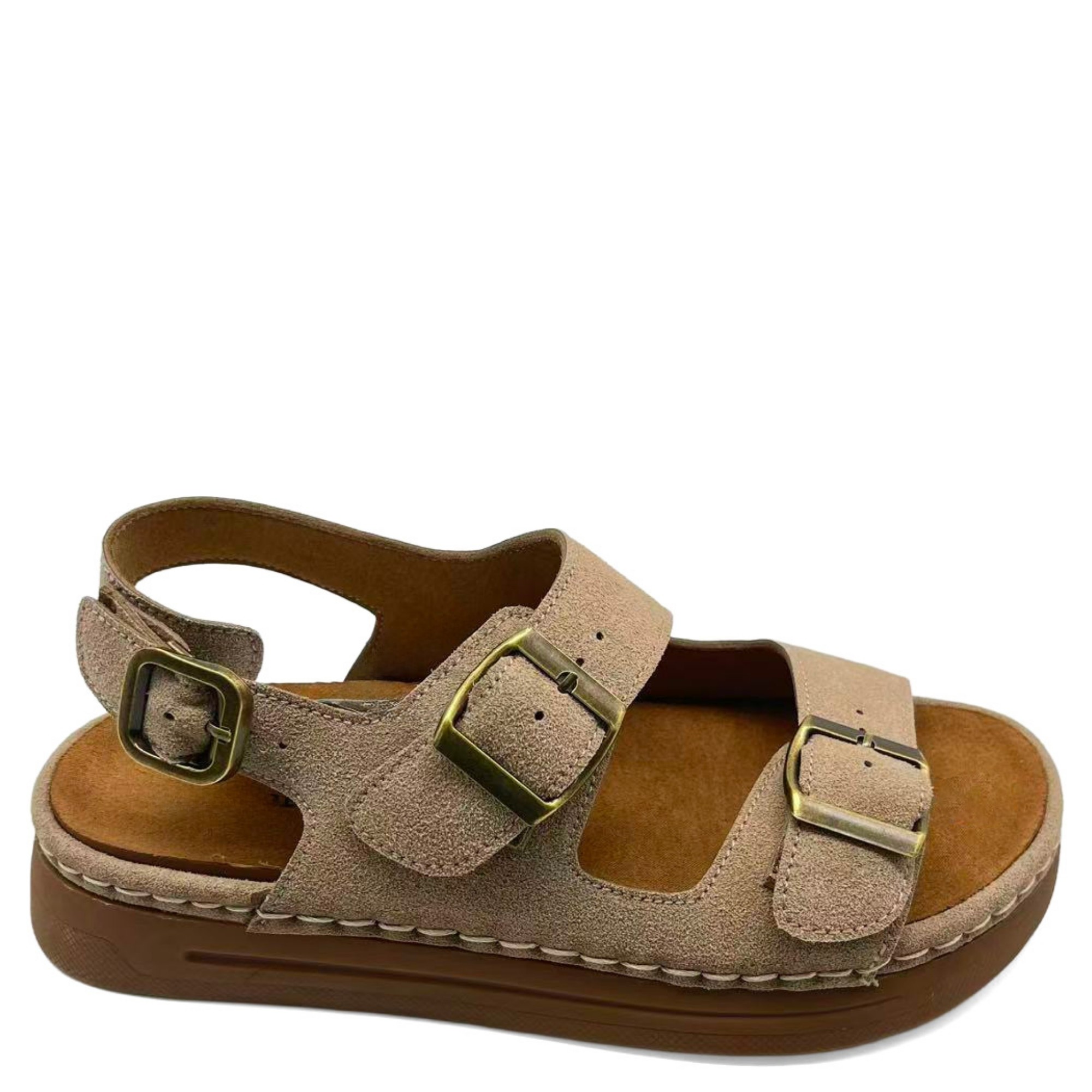 LA CONTE Basutės moterims, Ruda, Sandals 1