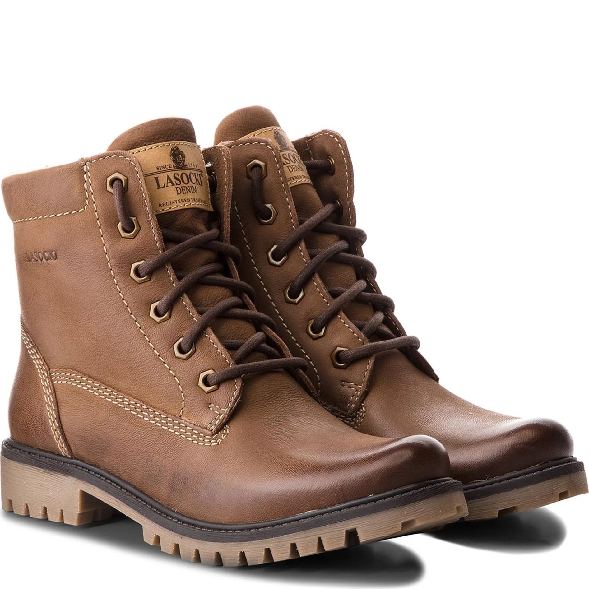 LASOCKI Aulinukai moterims, Ruda, BOOTIES 4