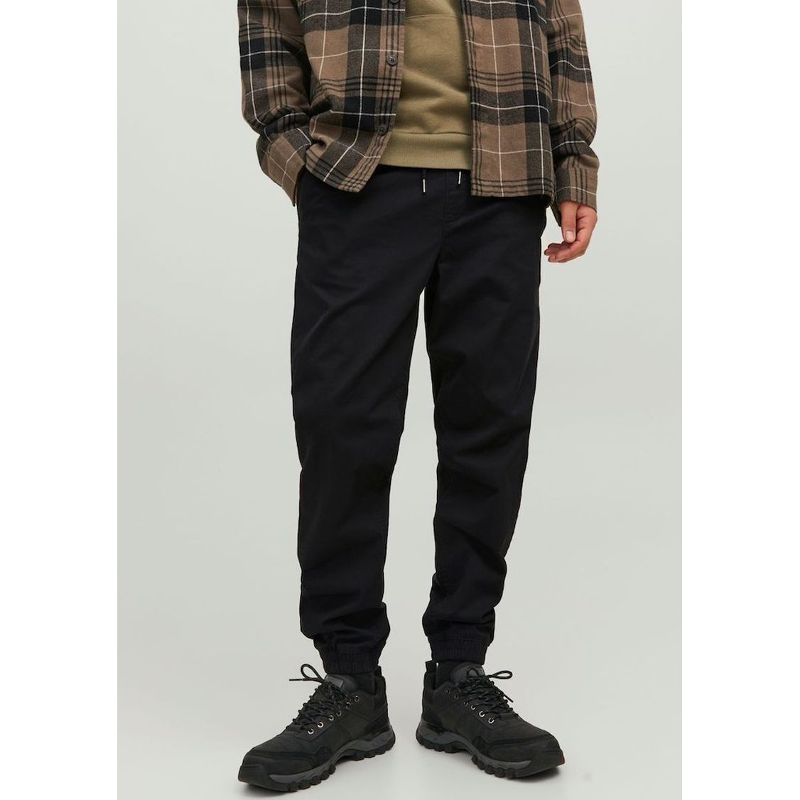 JACK & JONES Kelnės vyrams, Juoda, Kelnės 3