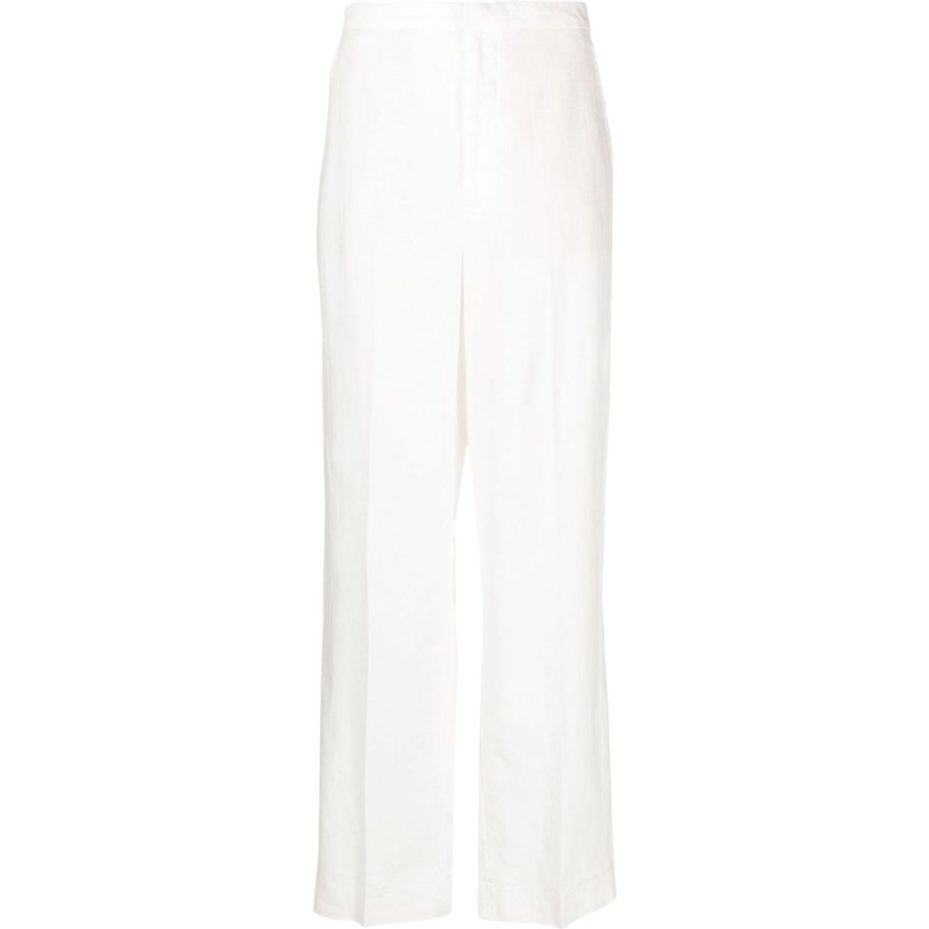 POLO RALPH LAUREN Laisvalaikio kelnės moterims, Balta, Full length flat front pant