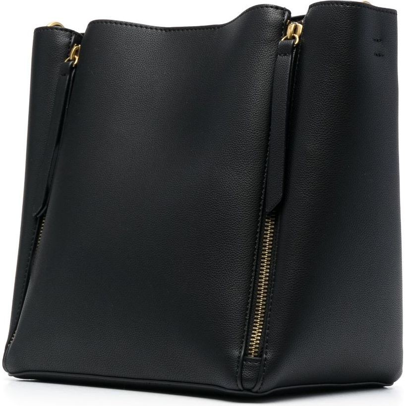 VERSACE JEANS CUTURE Pirkinių krepšys moterims, Juoda, Zipper  tote bag 2