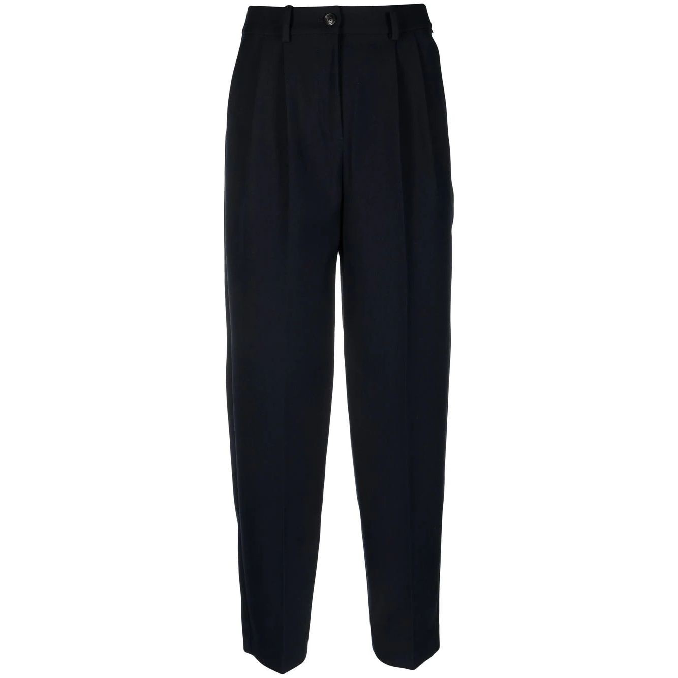 TOMMY HILFIGER Formalios kelnės moterims, Mėlyna, Tapered pleated pant 1