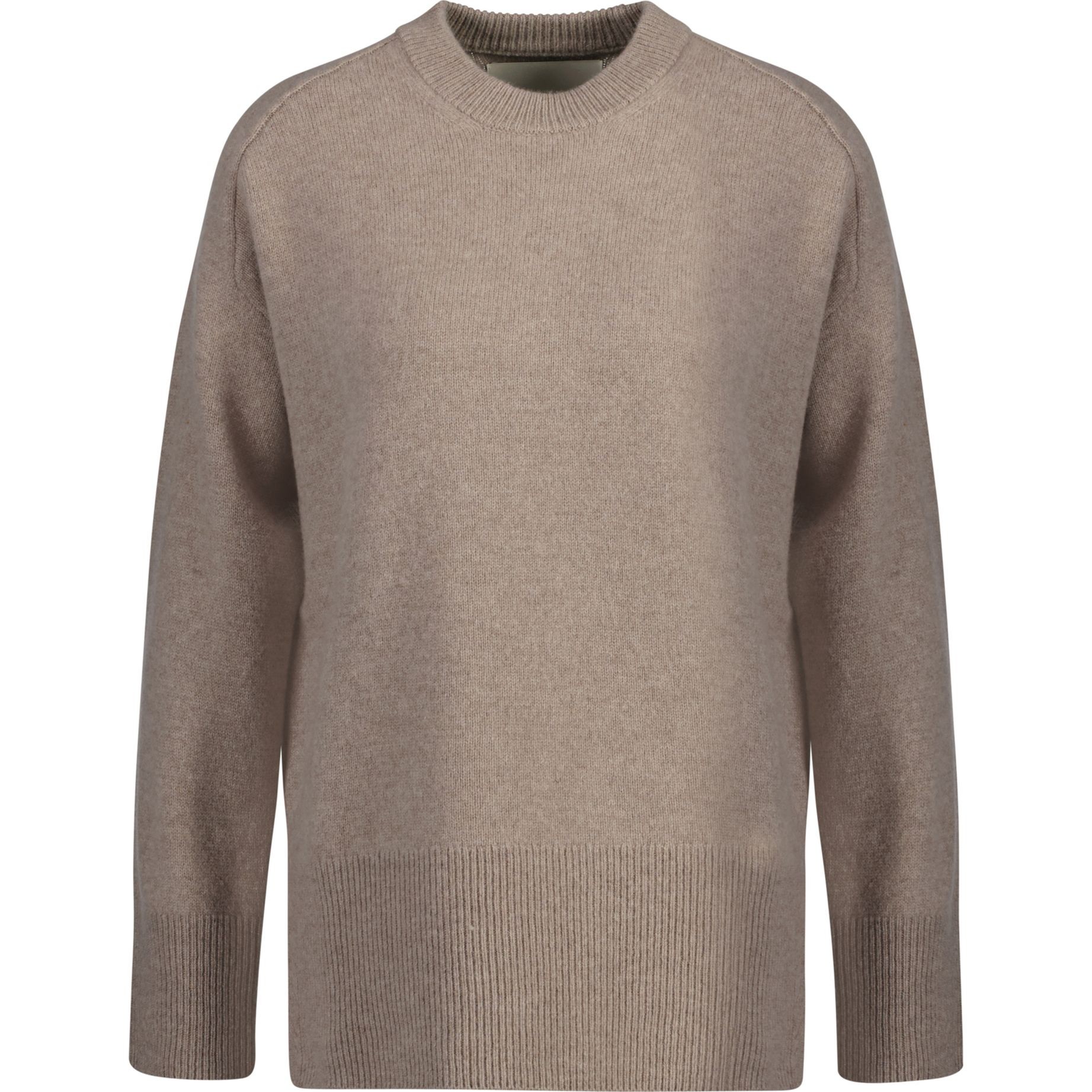 GANT Megztinis moterims, Smėlio, Herringbone detail sweater 1