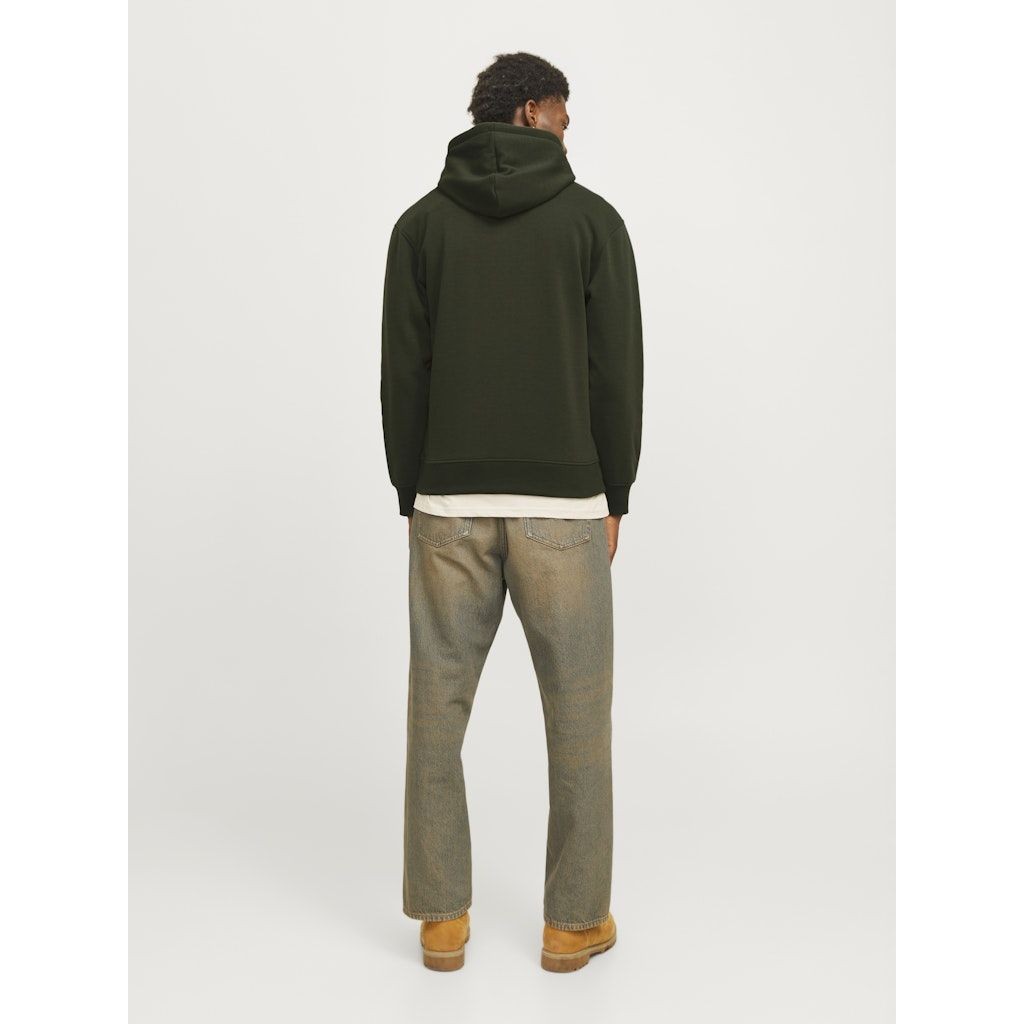 JACK & JONES Džemperis vyrams, Chaki, Tree sweat hood 7