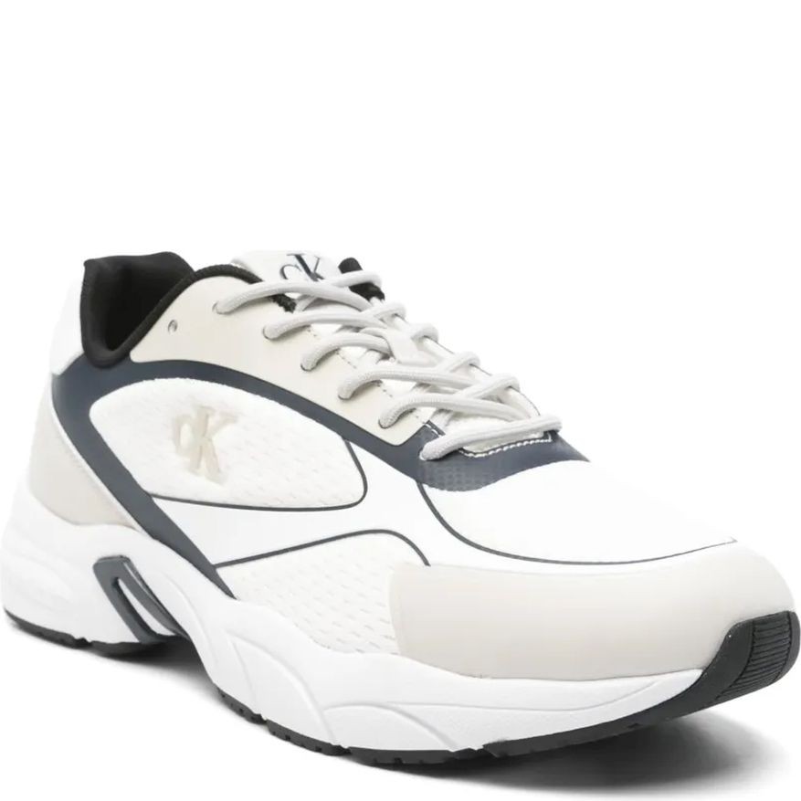 CALVIN KLEIN JEANS Laisvalaikio bateliai vyrams, Balta, Retro tennis low sneaker 2